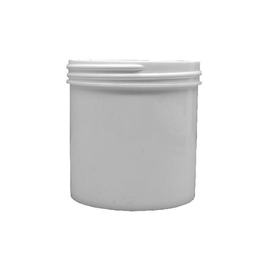 Jar container complete - regular wall straight bottom, polypropylene disk liner, cap