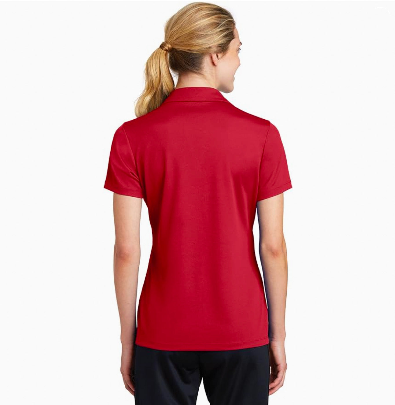 STIRRI performance polo shirt for her - short sleeve - red