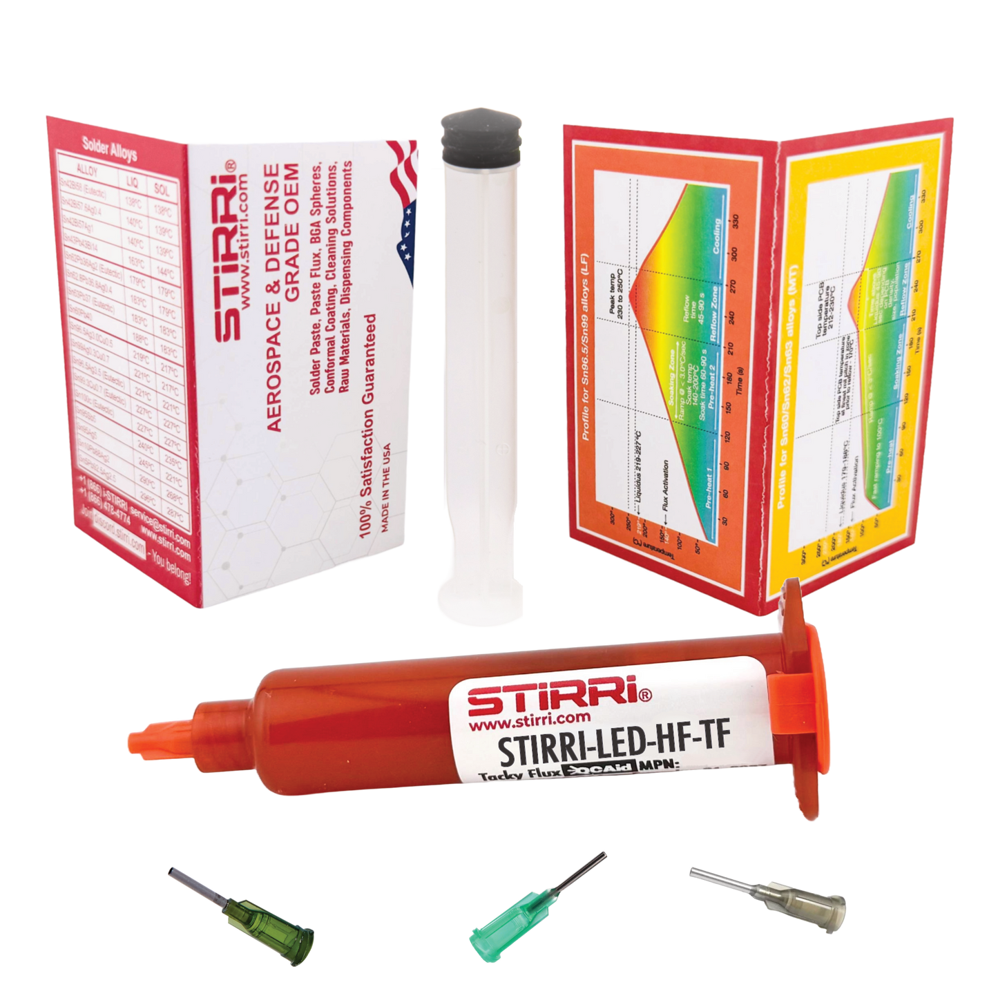 STIRRI-LED-HF-TF bleifreies, halogenfreies No-Clean-Lötklebepastenflussmittel auf Kolophoniumbasis (ROL0)