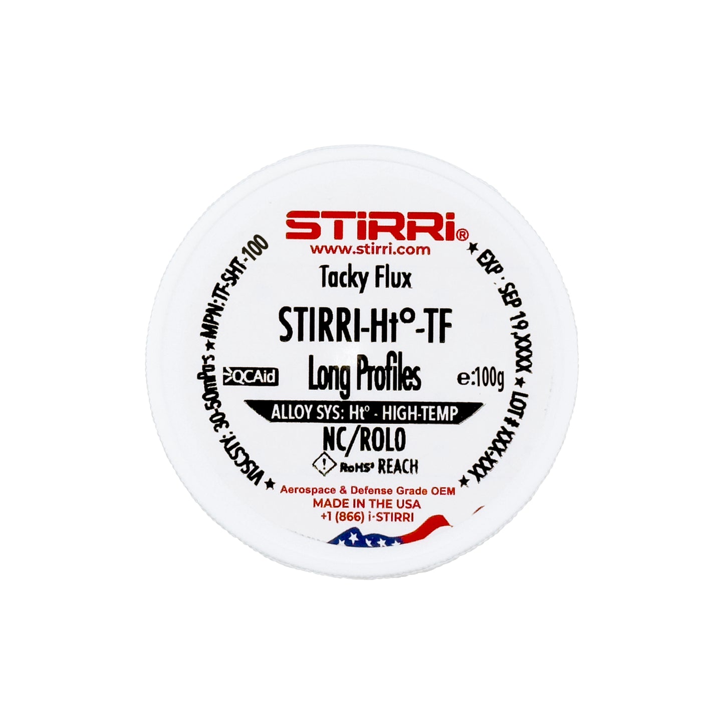 STIRRI-HT-TF, spezielles No-Clean-Klebeflussmittel für Hochtemperaturlöten (ROL0)