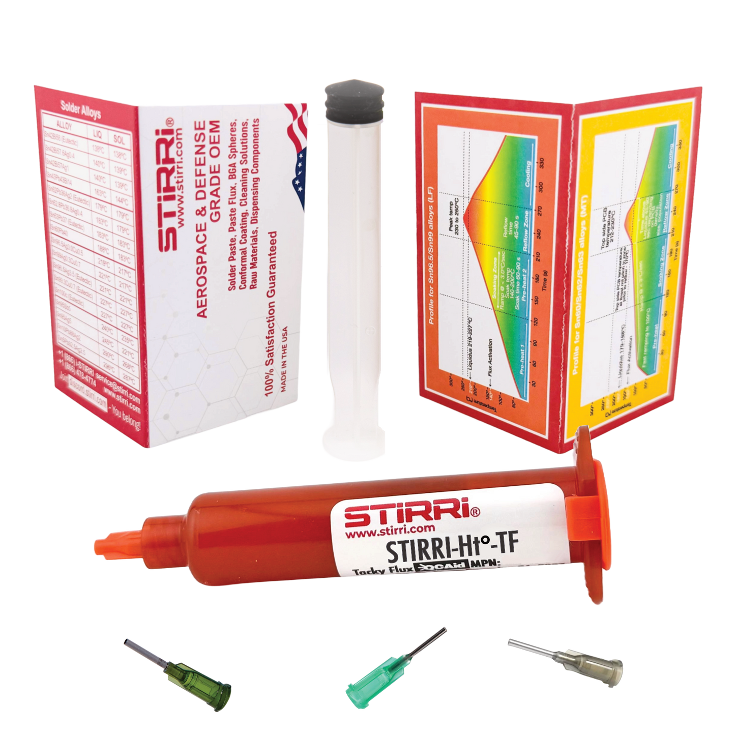STIRRI-HT-TF fundente pegajoso para soldadura de alta temperatura y sin necesidad de limpieza (ROL0)