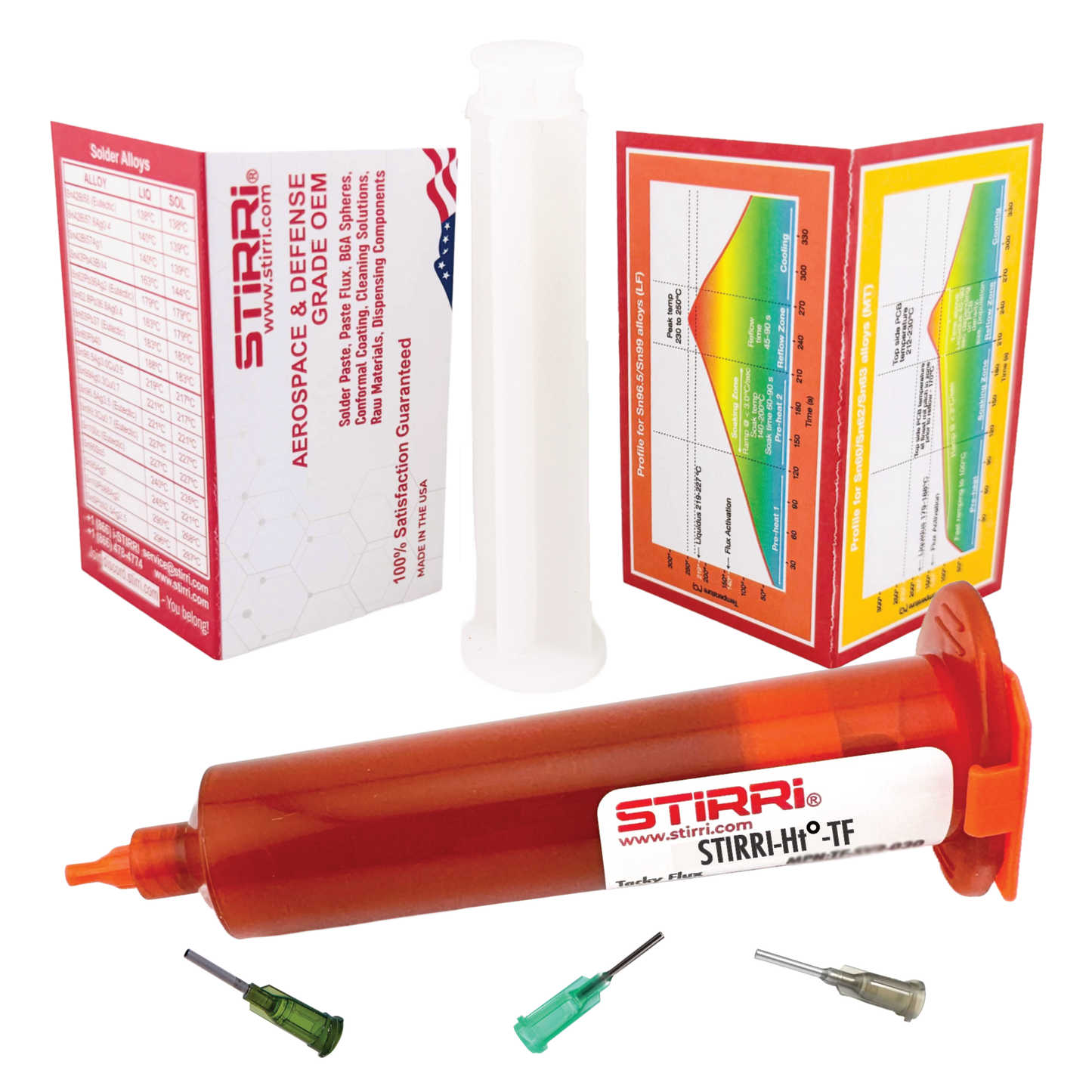 STIRRI-HT-TF fundente pegajoso para soldadura de alta temperatura y sin necesidad de limpieza (ROL0)