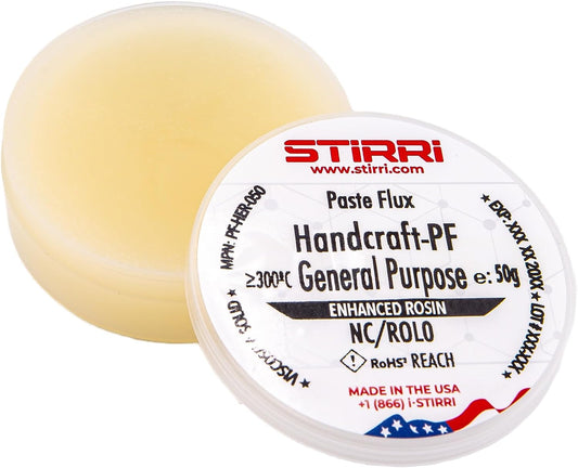 Handcraft-PF enhanced rosin no-clean solder paste flux (ROL0) - 50g puck